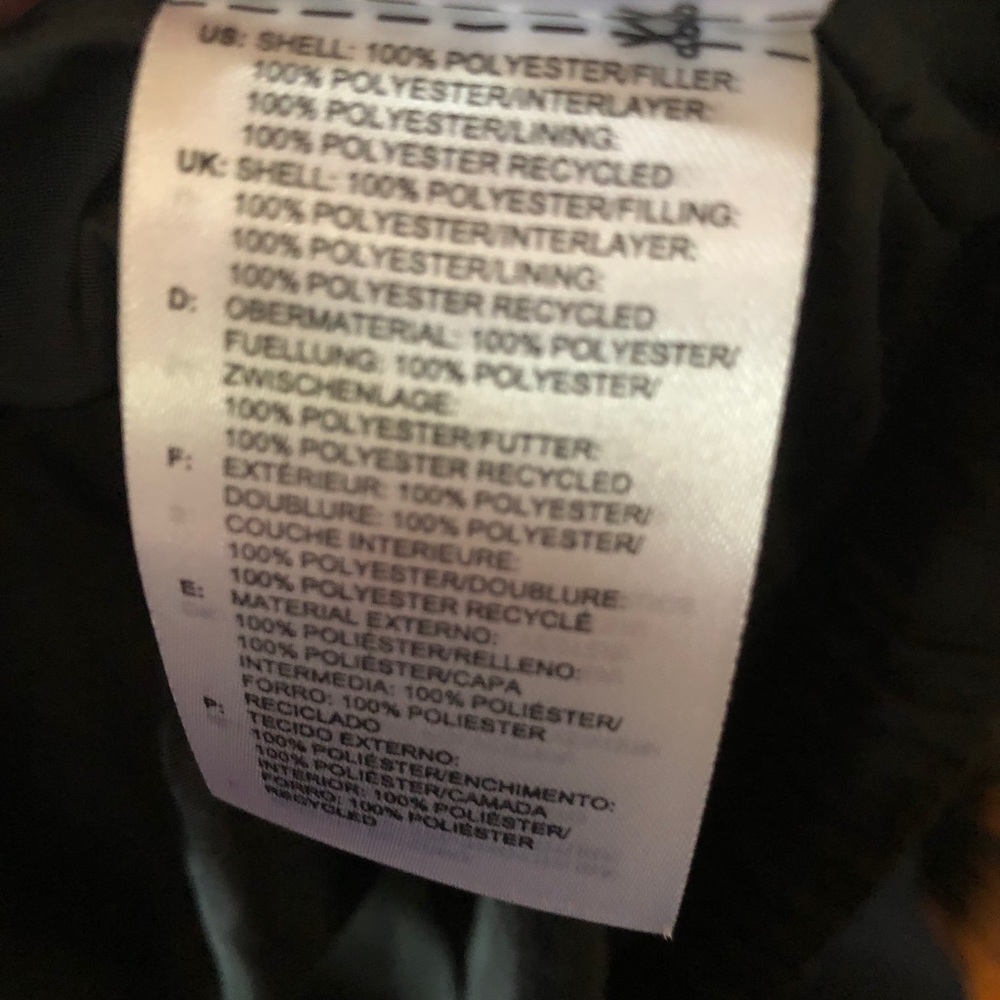 Adidas black three stripes insulated jacket - Picture 8 of 11